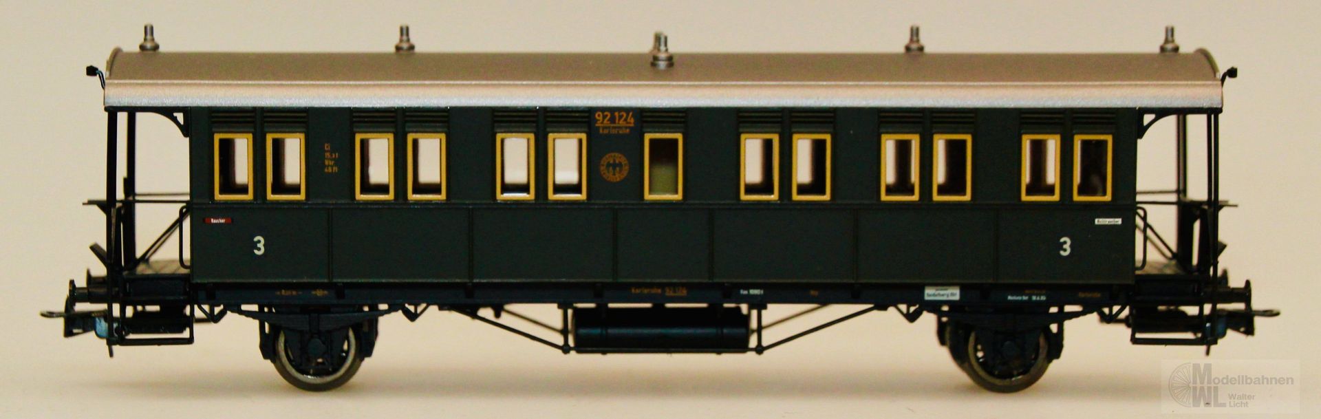 Liliput 334003 - Liliput - Personenwagen DRG Ep.II grün 94124 H0/GL